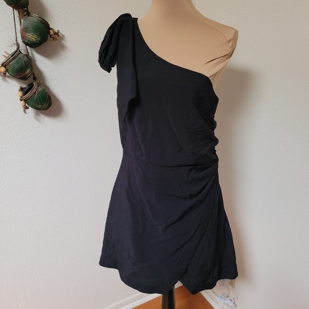 Maeve Black Off Shoulder Dress